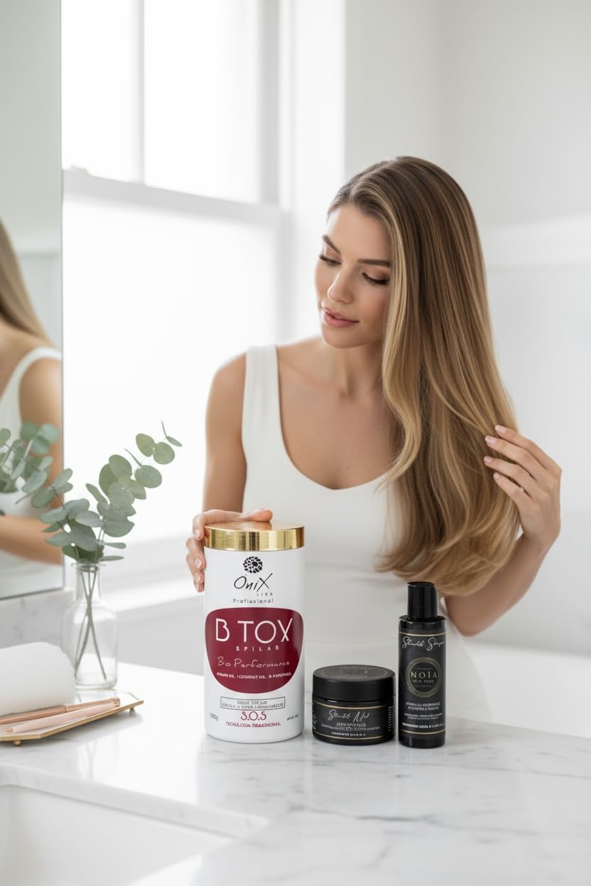 Onix B.tox Capillaire 1000g + Duo capillaire (shampoing Noia100ml + masque Noia 100ml) (cadeaux aléatoire)