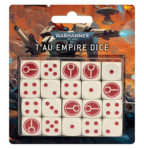 99220113001 Games Workshop Warhammer 40k - Set di Dadi T\'au Empire