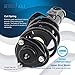Detroit Axle - 12pc Front End Suspension Kit for 2009-2012 Dodge Caliber 2010 2011, Struts w/Coil Spring Control Arms w/Ball Joint Tie Rods Sway Bars Boots Replacement Ready Struts Shocks Assembly