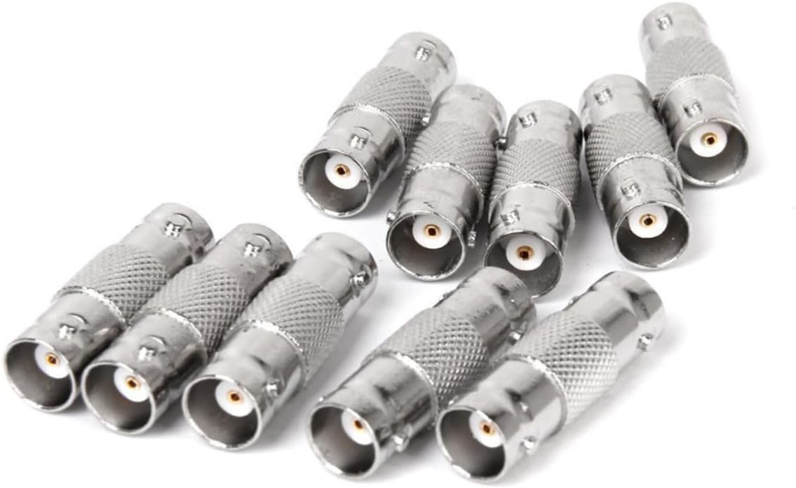 Gadpiparty 30pcs Female to Female Jack Adapter Cable Coupler Converter Reliable Connection