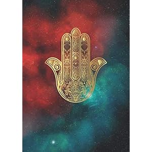 NOTIZBUCH A4 BLANKO: 110 Seiten Leer | Journal zum Gestalten, Hand Lettering, Skizzenbuch, Notizheft, Blankobuch, Malbuch | Weißes Papier | Soft Cover Gebunden | Hamsa Hand Taschenbuch – 21. Februar 2019