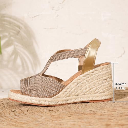 Sandalias cómodas de mujer para caminar este verano con suela gruesa 4
