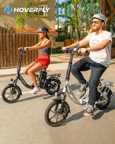 Image of Hoverfly Electric Bike for Adults, 26 inch /16 inch Models, 750W /500W Peak Motor, Up to 20 /15.5MPH, 48V /36V Removable Battery, Up to 40 /28 Miles Range, UL2849 Certified, Electric Bike for Commute /Leisure /Trail