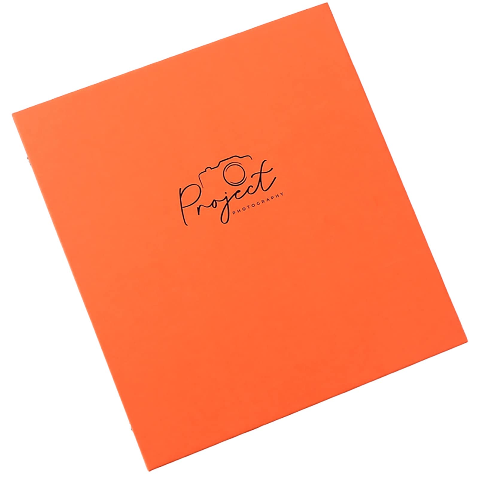 Album Photo Extra Large Haut de Gamme Orange pour Format Polaroid