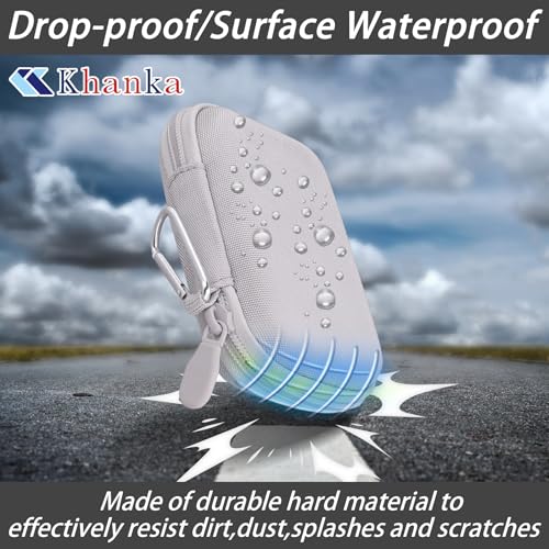 Image of khanka for Anker Nano Power Bank Ultra-Slim 5,000Mah & Maggo Power Bank 10K Case,Compatible with Anker A1665 /A1664 Slim Magnetic Charger,Protective Carrying Case Only (White)