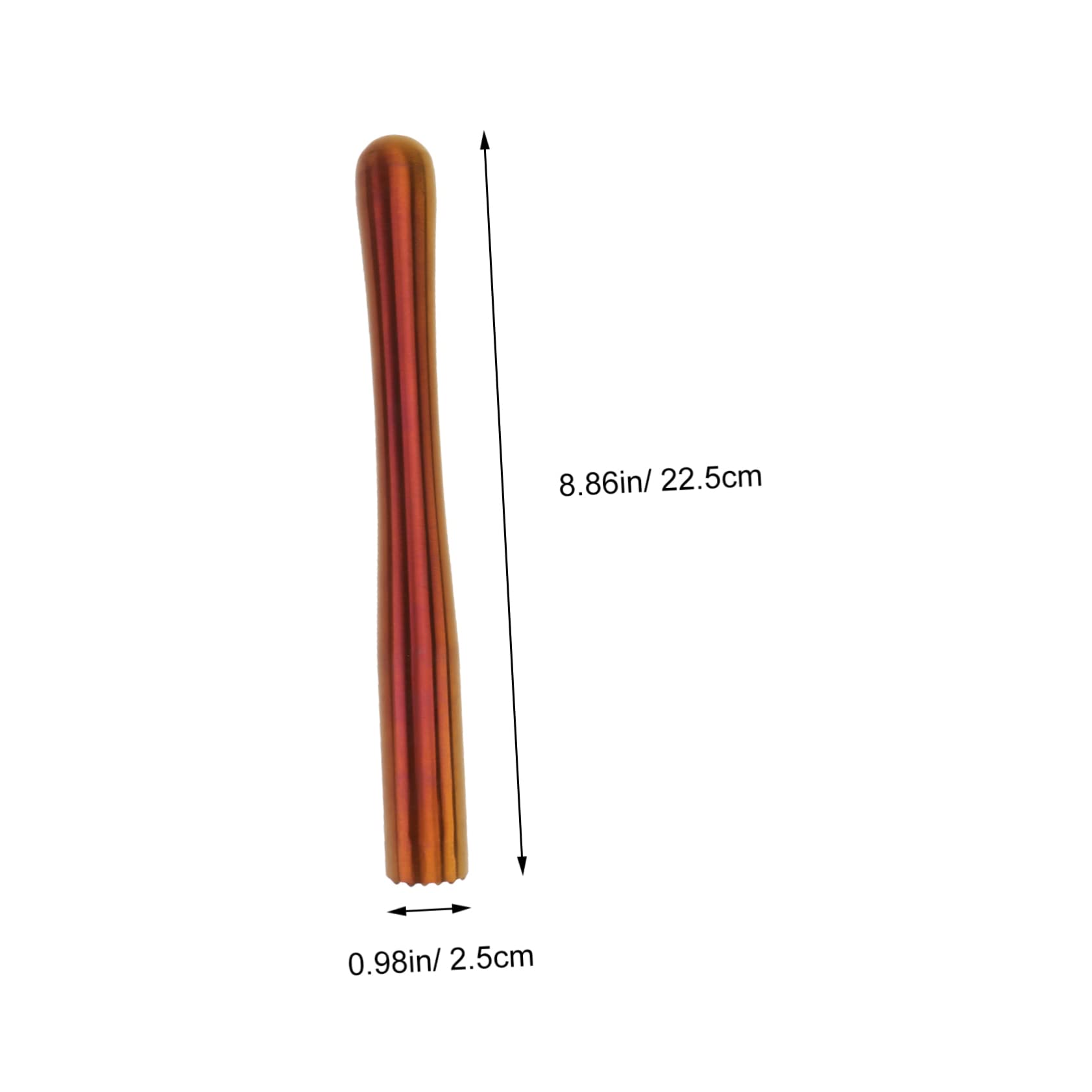 BEBEMOKO 1pc Stainless Steel Ice Grinding Stick Creative Kitchen Bar Tool Grinding Rod for Crushing Convenient to Clean and Store for Home and Parties