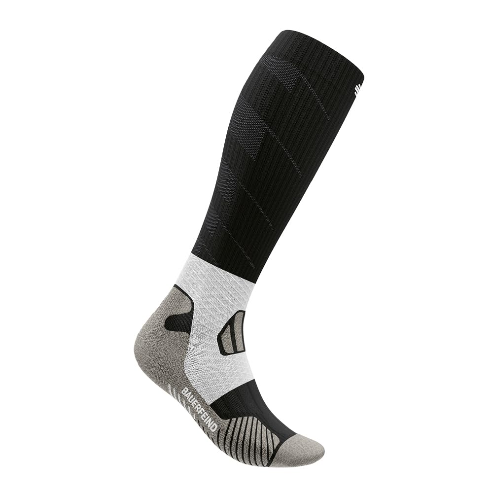 BAUERFEIND Trailrunning-Socken „Trail Run Compression Socks“, Herren Sportsocken mit Kompression, Stabilität im Sprunggelenk, 1 Paar