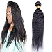 Ali Moda Yaki Kinky Straight Brazilian One Bundle 100% Unprocessed Human Virgin Hair Weave Extensions Natural Color 10 inch