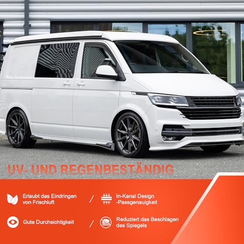 Déflecteurs d'air de précision Volkswagen T5 T6 finition intégrée haut de gamme