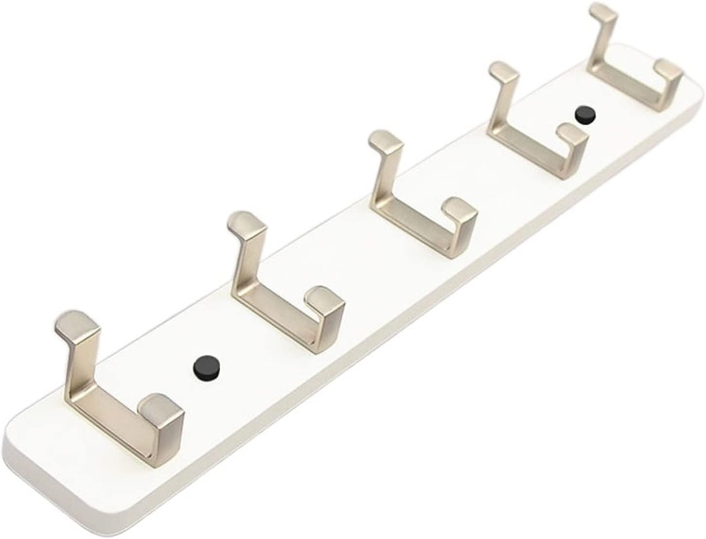 Wall Mounted Coat Rack Wall Mounted Coat Rack, Fashion Coat Hook, Hook Rack Rails for Entrance Clothes Hanger, Porch, Living Room, Bedroom, Kitchen Coat Rack Tree (Color : Natural) (Gold)