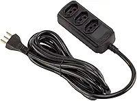 Force Line - Extensao 3 M Bivolt 20A 3 Tomadas, Preto