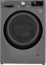 إل جي WM3555HVA 2.4 نحاس. قدم. مجموعة غسالة/مجفف أمامية ذكية مزودة بشبكة Wi-Fi، حل غسيل مدمج وموفر للطاقة، أبيض