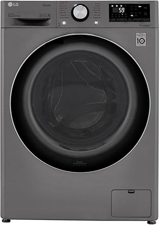 LG WM3555HVA 2.4 Cu. Ft. Smart WiFi Enabled Front-Load All-in-One Washer/Dryer Combo Compact, Energy-Efficient Laundry Solution, White