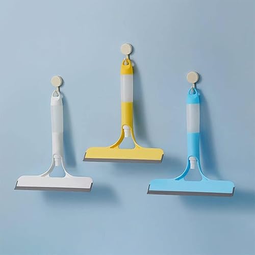 Miniatura 7 de Rascador de vidrio con rociador de agua de doble cara para el hogar, multifunción, limpieza de vidrio, limpiador de baño, lavado del hogar,