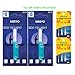 MEEYO Fishing Glow Sticks LED Night Fishing Strike Alert Glow Stick Bite Alarm, Battery Included (Cyan)