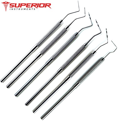 Dental Probes Williams, Cp11, Cp12, Cpitn, Novatech Color Coded Diagnostic 6 Pieces Instruments #TOP1