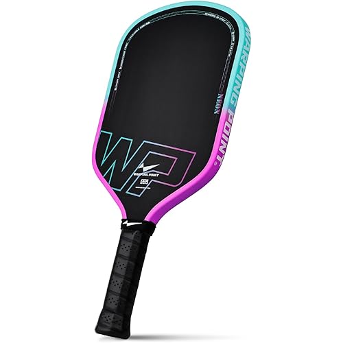 Warping Point Neon Gen 3 Pickleball Paddle, UPA-A Approved, Triple-Layer T700 Raw Carbon Fiber, 16MM EdgeFusion Core, Thermoformed Frame, Tour-Level Spin, Control & Power