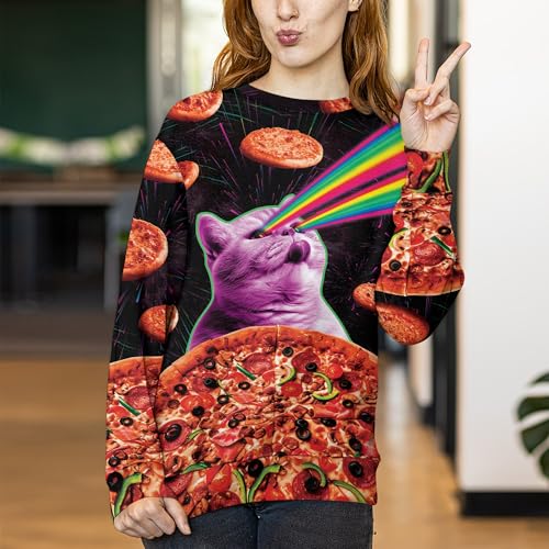 ACEPrints Funny Ugly Christmas Sweatshirts for Men Women for Men Women Polyester Sweatshirt - Image 3