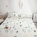 AMclock Sábana Ajustable pequeña Impresa con Cactus Fresco Sábana de Tela de...
