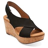 Clarks Women's Caslynn Shae Wedge Sandal