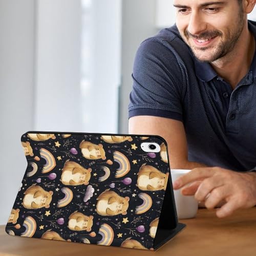 Coque iPad 10e génération imprimé cochon d'Inde un cadeau idéal - 2