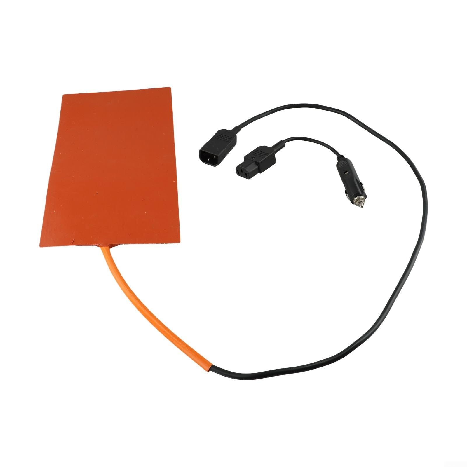 Tapis chauffant en silicone 12 V 100 W avec thermostat de protection pour sacs de livraison de nourriture, chauffe-pizza et applications de restauration commerciale