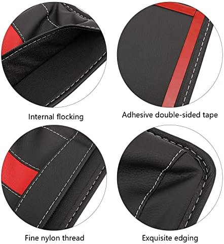 Okedar Pack of 2 Car Seat Gap Storage Box Car Seat Console Organiser Universal Car Seat Organiser Side Car Seat Side Pockets Organiser for Storing Car Items Placement Mobile Phones
