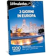 Wonderbox - Cofanetto Regalo - 3 Giorni in Europa - Valido 3 Anni e 3 Mesi