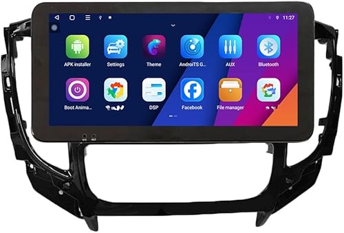 Miniatura 10 de CarPlay Android Auto Autoradio Car Navigation Stereo GPS Radio 10.33" QLED Pantalla Táctil Headunit Tablet para Mitsubishi Triton 2015-2019AT si