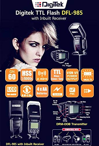 Digitek Speedlite DFL985C with DRM 008 Transmitter