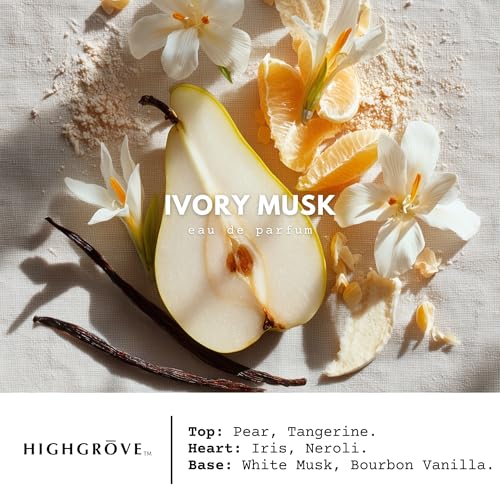 Image of Ivory Musk Premium Eau De Parfum 30ml, Floral, Musky, Sweet & Powdery, Soothing Fragrance, Long Lasting Perfume Spray For Men & Women