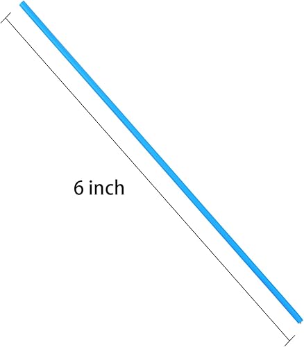 Miniatura 3 de 300 lazos de plástico azul de 6 pulgadas, bridas para cables, para bolsos, herramientas de jardinería