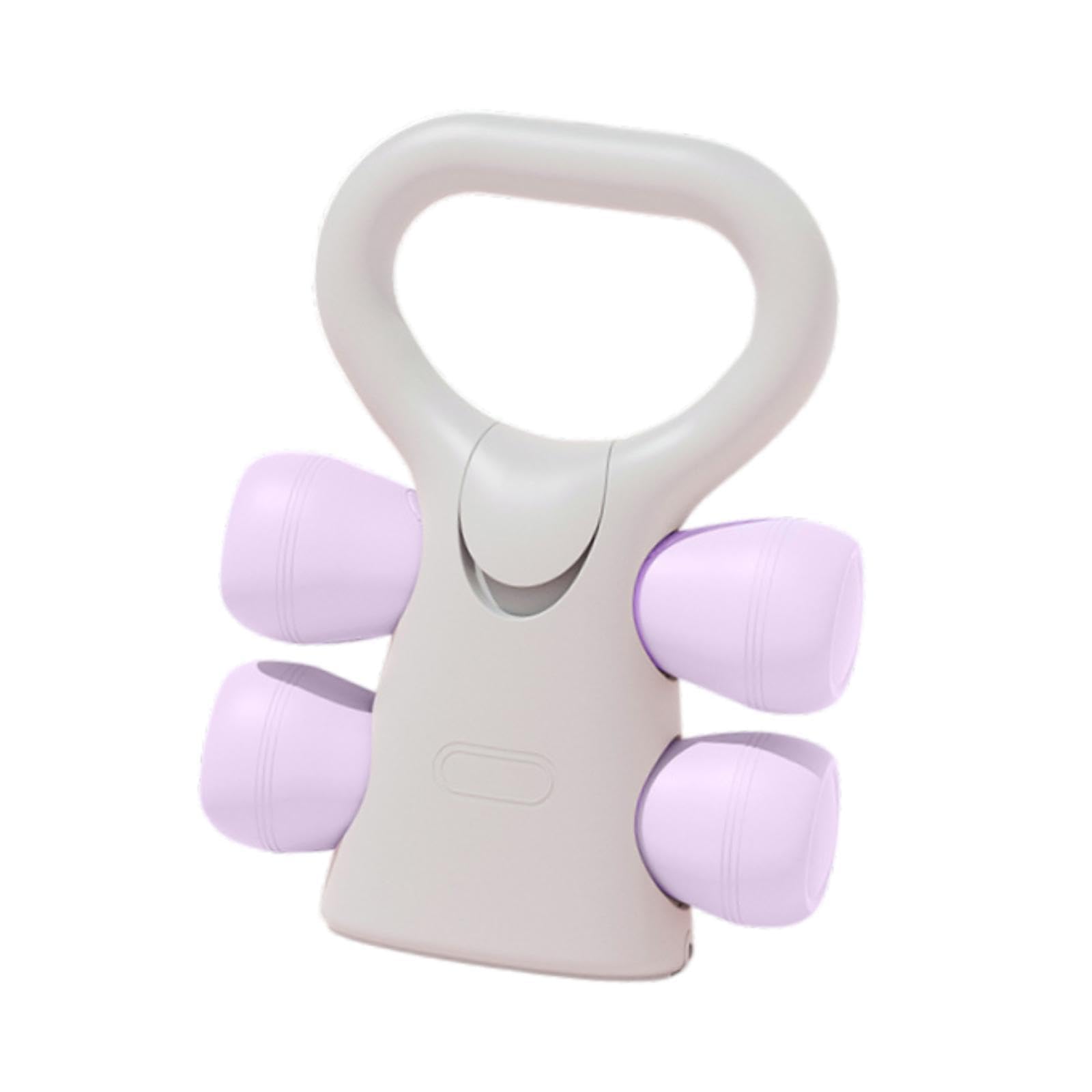 Menolana Dumbbell Kettlebell, Fitness Kettlebell, Detachable Hand Weights, Adjustable Dumbbell Set for Strength Training Home Gym, Purple