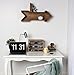 Kate and Laurel Tanner Rustic Wood and Metal Desktop Drawer Organizer