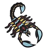 IDEAL PARA REPARAR Y DECORAR: Ese parche decorativo es perfecto para personalizar o arreglar tus prendas y accesorios; puedes lucir el escorpión en jeans, chaquetas, pantalones, sombreros, mochilas, bolsos, etc.; recuerda que seda, piel y tejidos sintéticos no son adecuados; en esos casos se recomienda coser el parche.
