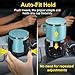 Cup Holder Expander (Adjustable Holder & Base, Auto-Fit Hold, One Button Open), Car Cup Holder Expander for Yeti, Hydro Flask, Nalgene, Owala, Bottles in 2.6