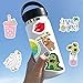 Bekayshad Stickers for Water Bottles, 100 Pack/PCS Hydroflask Stickers Aesthetic Waterproof Cute Vsco Vinyl Stickers Laptop Skateboard Luggage Computer Stickers for Teens Girls Kids