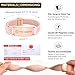 VNOX Type 1 D I A B E T E S Medical Alert Id Bracelet for Men Women, Adjustable Customizable Stretchy Rope Emergency Survival Medic Bracelets Wristband Loop Band,Rose Gold