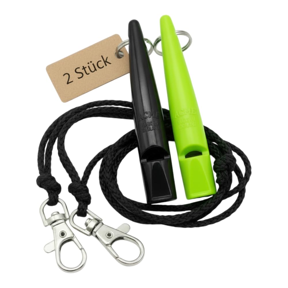 Sifflet pour chien ACME 210.5 lot de 2 sifflets de rappel fort et longue portée