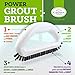 Grout Brush with Stiff Nylon Bristles, Heavy Duty Hand Grout Scrub Brush for Cleaning Baseboards, Floor, Corners, Tiles, Shower, Bath Tub, Floor, Tiles and Other Surfaces