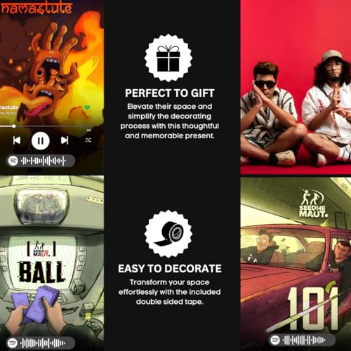 Image of Funk You Store Seedhe Maut Mini Posters | Set of 14 A5 Posters | Spotify Codes | Album covers poster | Desi Hip Hop (DHH) 101, Lunch Break | Home, bedroom and mobile accessories | Gift Item