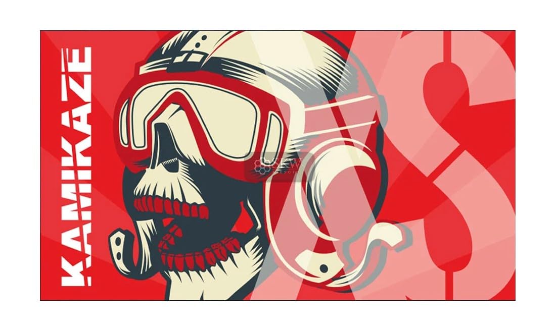 Genérico Granada de Detonación Kamikaze XS, Roja, 10 x 3,4 cm, Aluminio y Acero, para Entrenamiento y Airsoft Saigo Defense