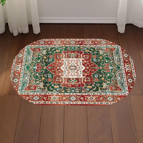 Tapis moderne à poils courts multicolore lavable pour couloir et salon - 3