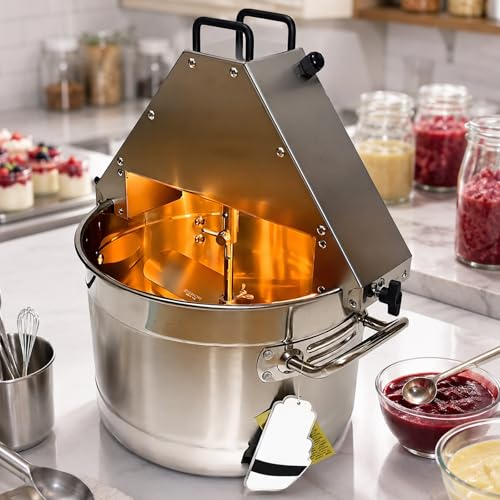 Komercyjna maszyna do smażenia gęstego sosu, pasty fasolowej, napełniania piekarniczego – automatyczna mieszadło o pojemności 2,6 l, idealna do przygotowywania dżemów i kremów