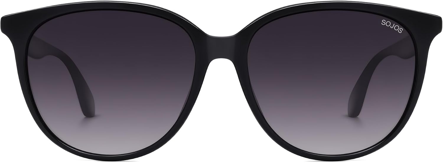 SOJOS Square Polarized Sunglasses for Women Men Vintage Style Larger Fit Shades SJ2642