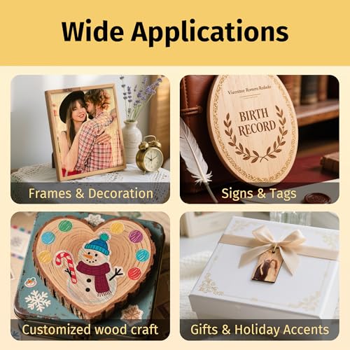 Image of TransOurDream Heat Transfer Paper for Wood (20 Sheets, 8.5x11 inch) Printable Iron on Transfer Paper for Inkjet Printer (Inkjet 1.0)