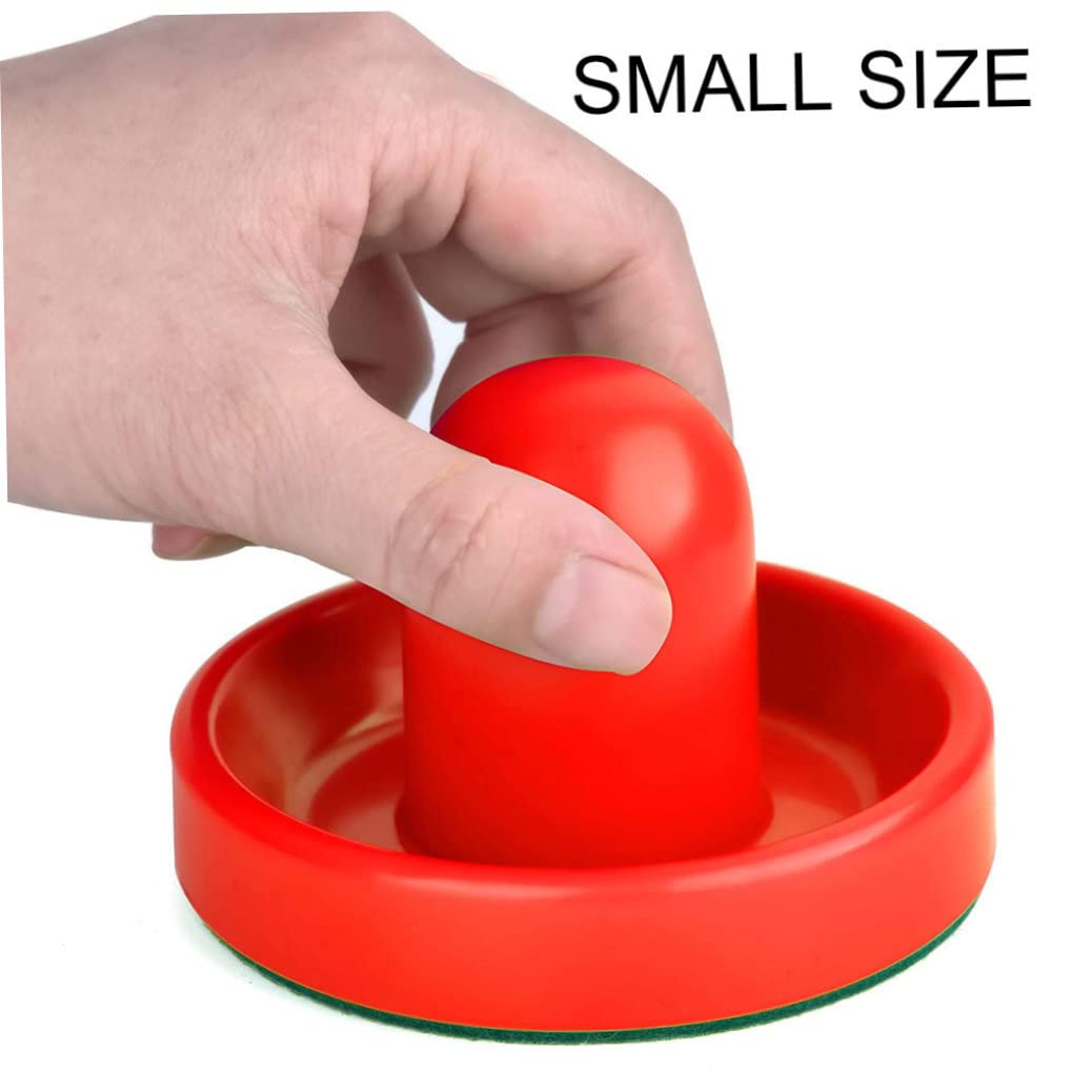 Dischi da Air Hockey Set di ricambio per Air Hockey Spingitori per hockey su ghiaccio Dischi Paddle Tavolo da gioco per famiglie Set di ricambio per Air Hockey rosso Spingitori per hockey su ghiaccio