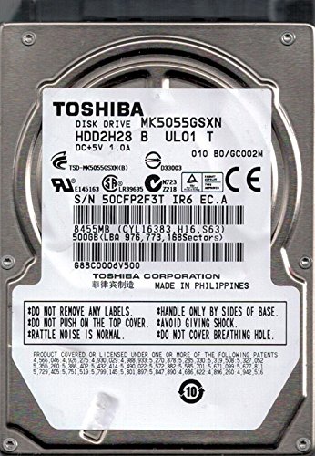 【中古】Toshiba MK5055GSXN 500GB HDD2H28 B UL01 T F/W: B0/GC002M Amazon | Toshiba MK5055GSXN 500GB HDD2H28 B UL01 T F/W: B0/GC002M