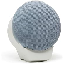 Wall Outlet Mount for Google Nest Mini Essentials for Google Nest Mini Supports Horizontal and Vertical Outlets 1 Pack, Frost White
