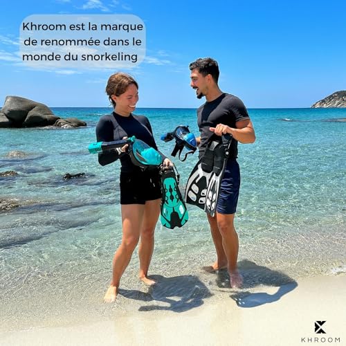 Khroom palmes de plongée durables et réglables taille 32 à 47 avec sac de transport